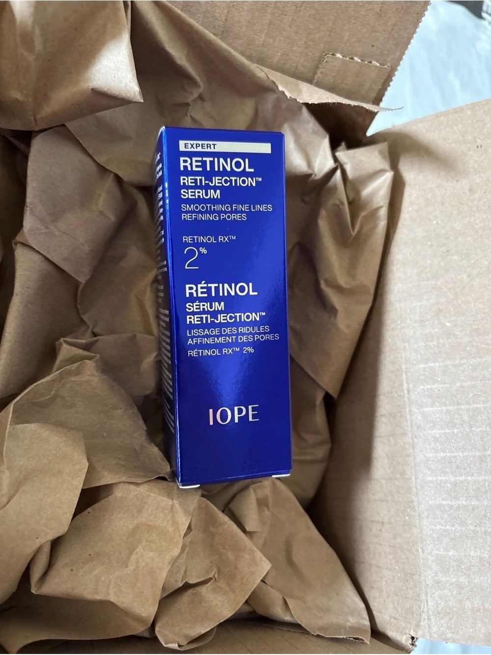 New IOPE Expert Retinol RX™ 2% Reti-Jection Serum  for Wrinkles